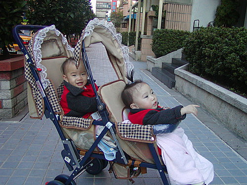 娃娃騎車看世界